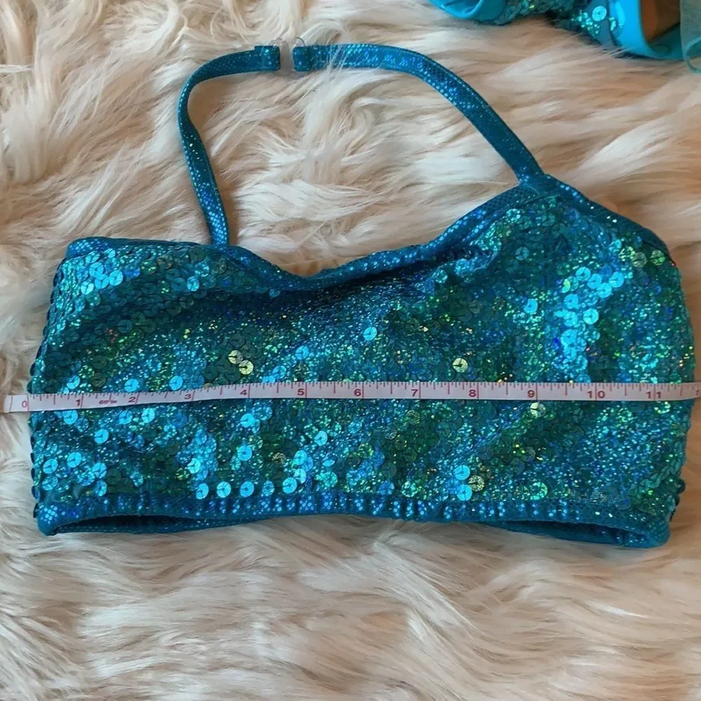 Absolutely gorgeous custom made solo costume Blue stunner Child Large